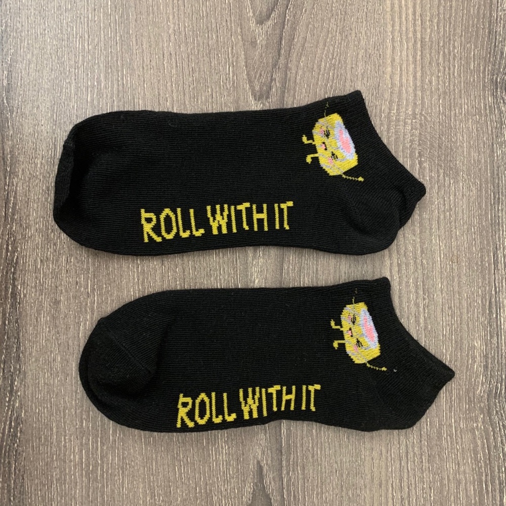 ❣️3/$15❣️ “ ROLL WITH ME” Ankle Sock - Picture 2 of 2